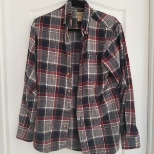 Mens small Red Head Brand flannel shirt. Blue and Maroon